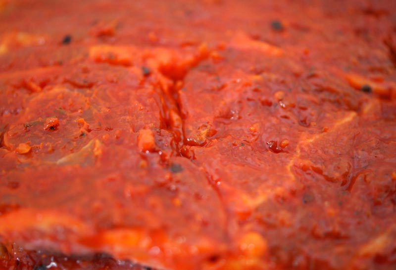 Grillnackensteaks fertig mariniert vom Schwein, Landmetzgerei Heinrichs - 2x ca. 180 g - Vakuumverpackung Grillnackensteaks fertig mariniert vom Schwein, Landmetzgerei Heinrichs - 2x ca. 180 g - Vakuumverpackung