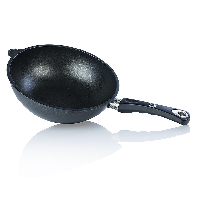 AMT gastro cast iron, wok pan, Ø 28cm, 11cm high - 1 st - carton