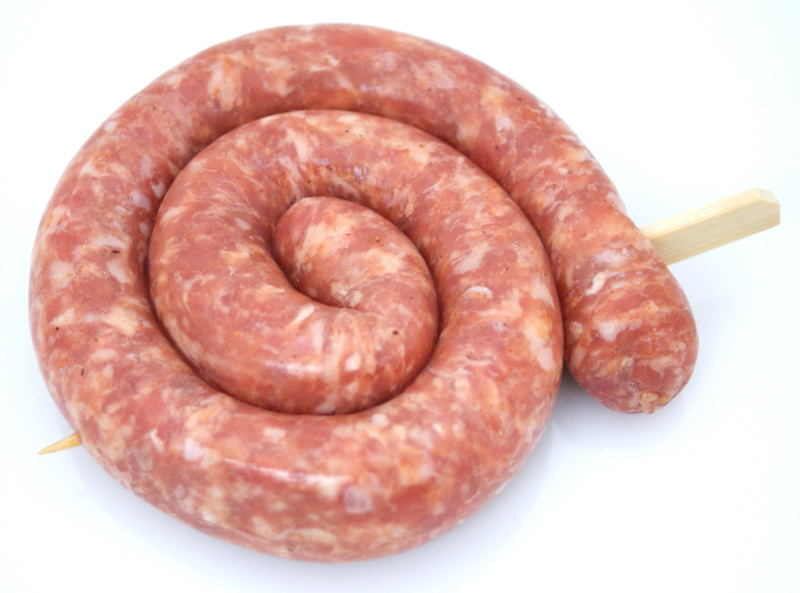 Bratwurstschnecke vom Schwein, Landmetzgerei Heinrichs - ca. 135 g - Vakuumverpackung Bratwurstschnecke vom Schwein, Landmetzgerei Heinrichs - ca. 135 g - Vakuumverpackung