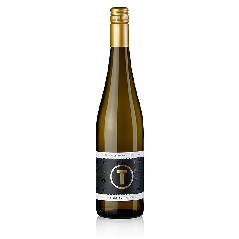 2016er Ü40 Riesling, trocken, 13% vol., Tina Pfaffmann - 750 ml - Flasche 2016er Ü40 Riesling, trocken, 13% vol., Tina Pfaffmann - 750 ml - Flasche