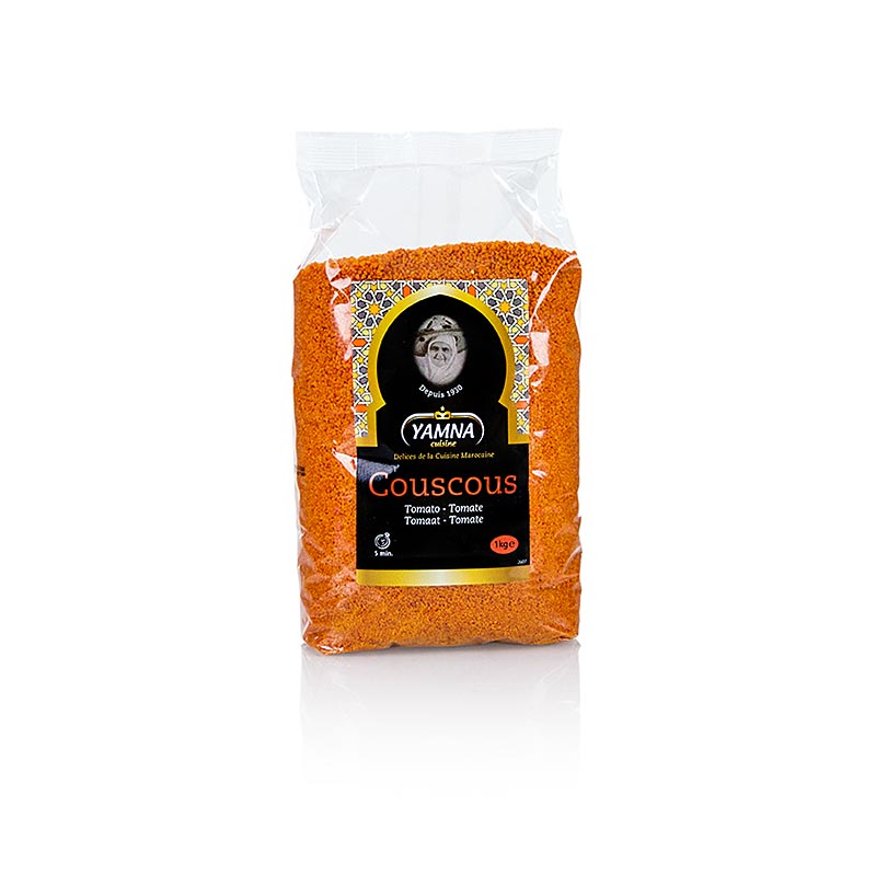 Cous-Cous, fein, mit Tomate, Yamna - 1 kg - Beutel Cous-Cous, fein, mit Tomate, Yamna - 1 kg - Beutel