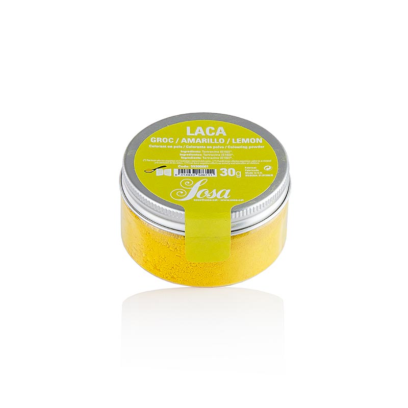 Lebensmittelfarbe, gelb, fettlösliches Puder - 30 g - Pe-dose Lebensmittelfarbe, gelb, fettlösliches Puder - 30 g - Pe-dose