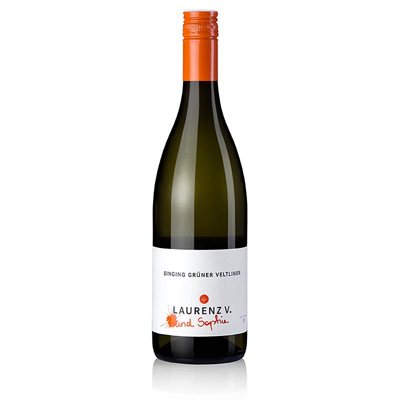 2016er Singing, Grüner Veltliner, trocken, 12% vol., Laurenz V. - 750 ml - Flasche 2016er Singing, Grüner Veltliner, trocken, 12% vol., Laurenz V. - 750 ml - Flasche