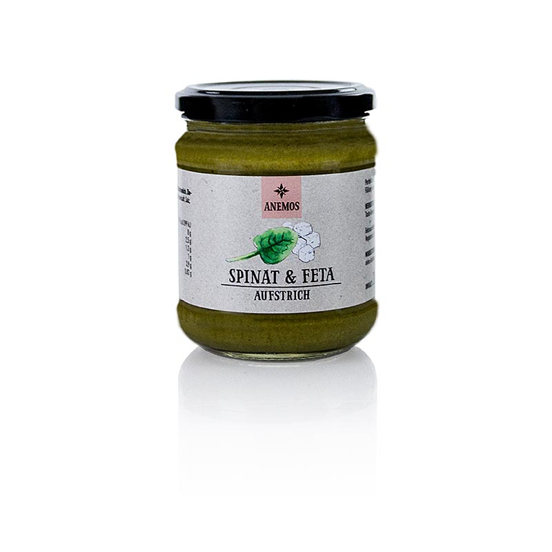 ANEMOS spinach and feta tapenade - 200 g - Glass