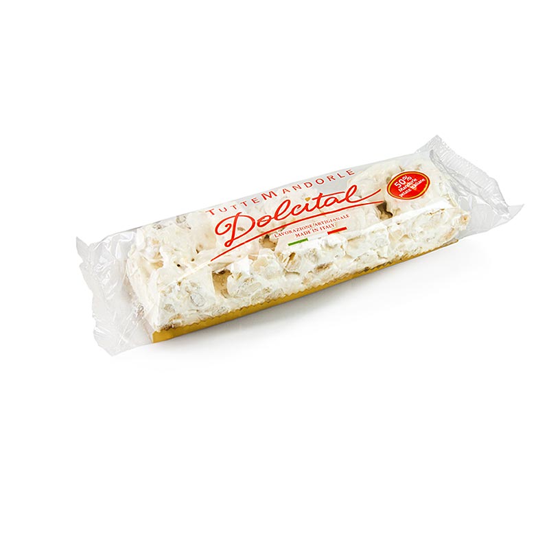 Italiaanse Torrone - amandel, stevige bar - 200 g - film