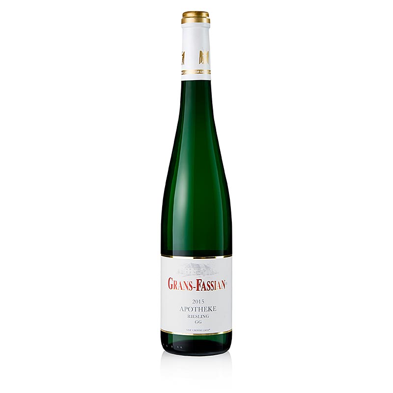 2015er Trittenheimer Apotheke Riesling, Großes Gewächs, 13% vol., Grans-Fassian - 750 ml - Flasche 2015er Trittenheimer Apotheke Riesling, Großes Gewächs, 13% vol., Grans-Fassian - 750 ml - Flasche