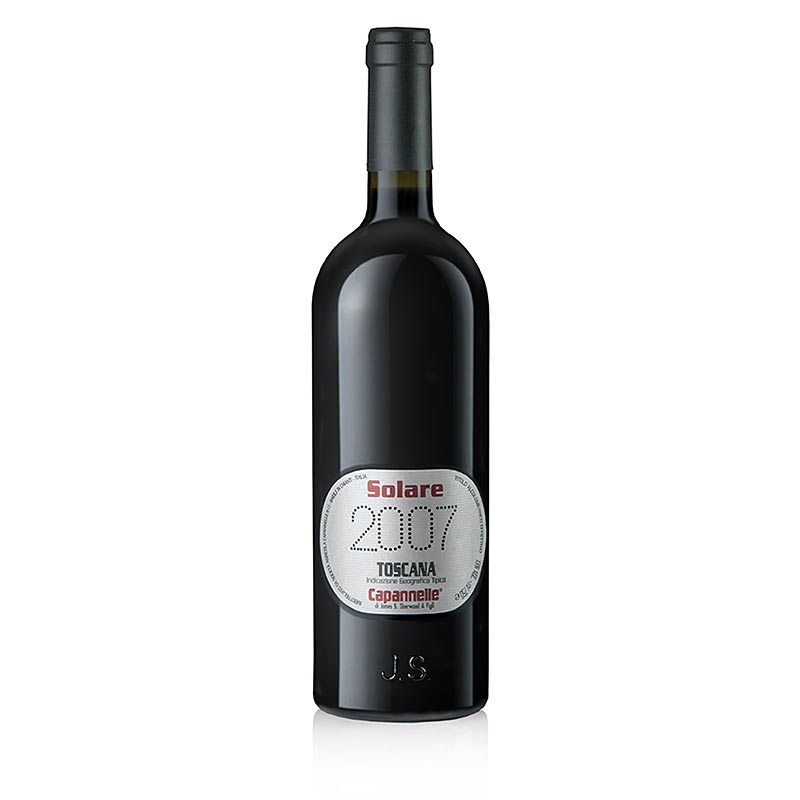 2007er Solare, Sangiovese & Malvasia Nera, Cuvee, 13% vol., Capannelle, 90 PP - 750 ml - Flasche 2007er Solare, Sangiovese & Malvasia Nera, Cuvee, 13% vol., Capannelle, 90 PP - 750 ml - Flasche