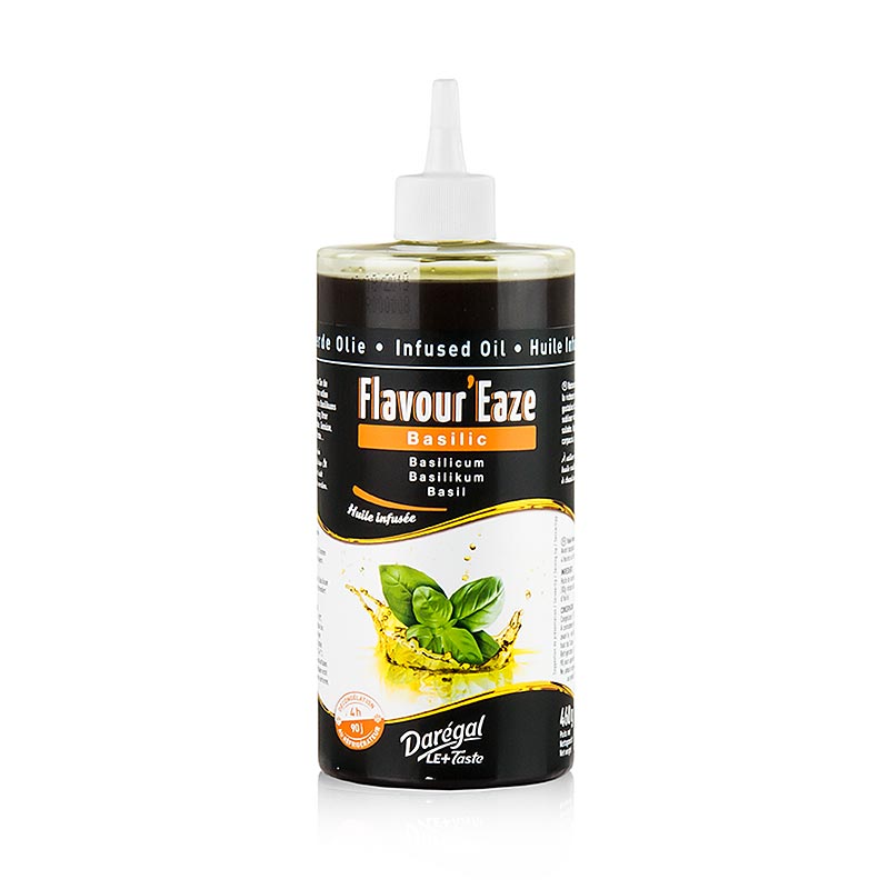 Flavour Eaze - infundiertes Kräuteröl Basilikum, DAREGAL - 460 g - Pe-flasche Flavour Eaze - infundiertes Kräuteröl Basilikum, DAREGAL - 460 g - Pe-flasche
