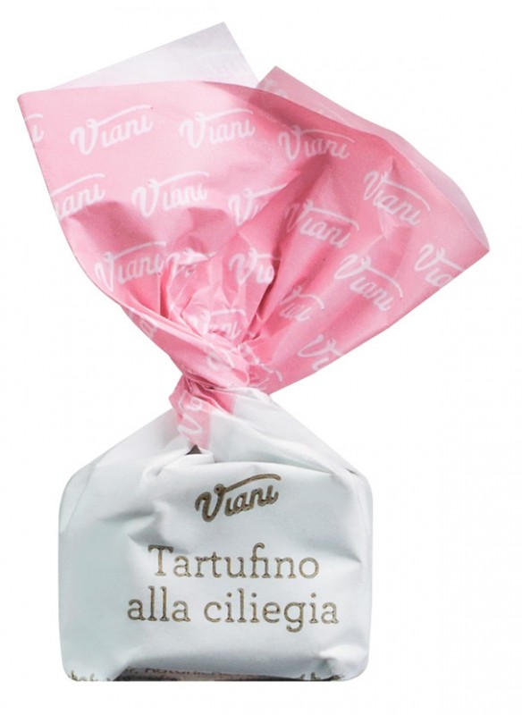 Tartufini dolci alla ciliegia, sfusi, chokolade-trøffel med kirsebærsmag, løs, viani - 1.000 g - taske