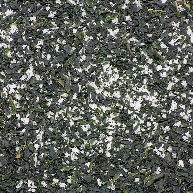 Cornish Sea Salt, Meersalzflocken mit Seaweed (Algen) aus Cornwall/England - 60 g - Pe-dose