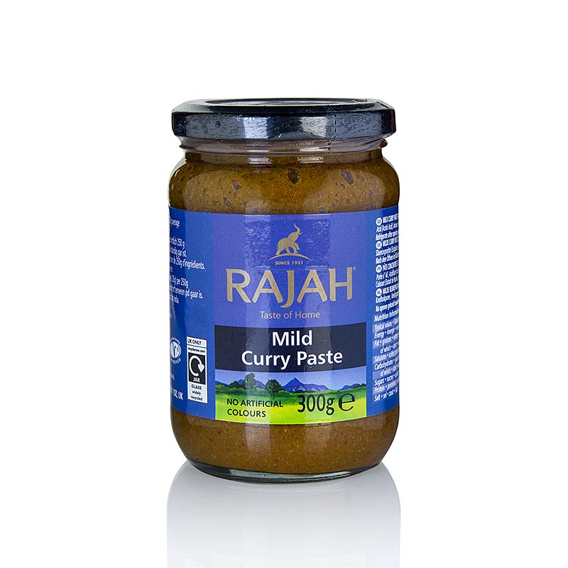 Curry Paste, mild, Rajah - 300 g - Glas