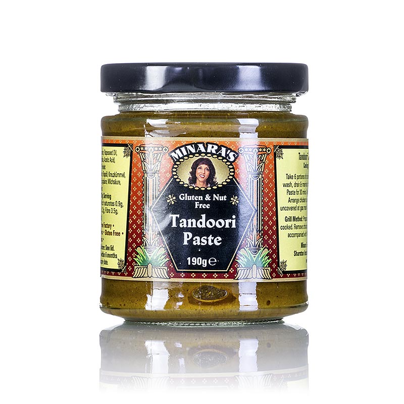 Tandoori Paste, gelb, Minaras - 190 g - Glas Tandoori Paste, gelb, Minaras - 190 g - Glas