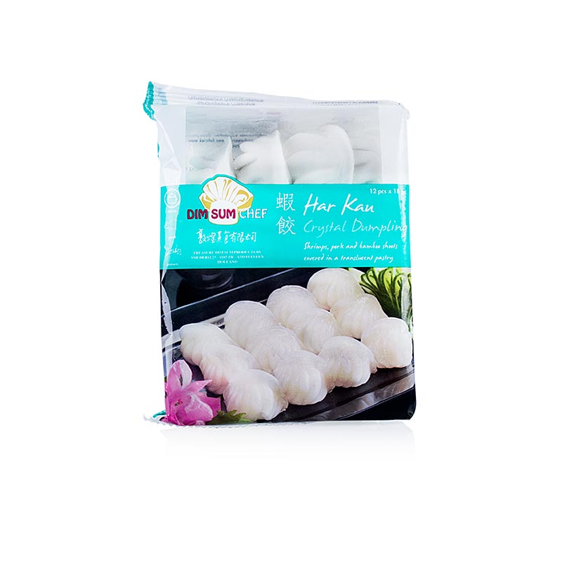 Har Gao / Kau - dumplings met garnalen en varkensvlees - 216 g, 12 x 18 g - Pack