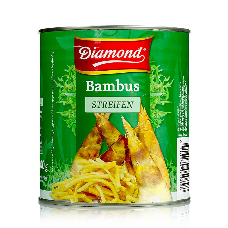 Bambus skyder strimler - 2,9 kg - kan Bambus skyder strimler - 2,9 kg - kan