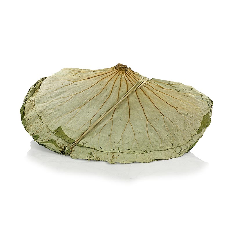 Feuilles de lotus, séchées, environ 20 pièces - 454 g - sac