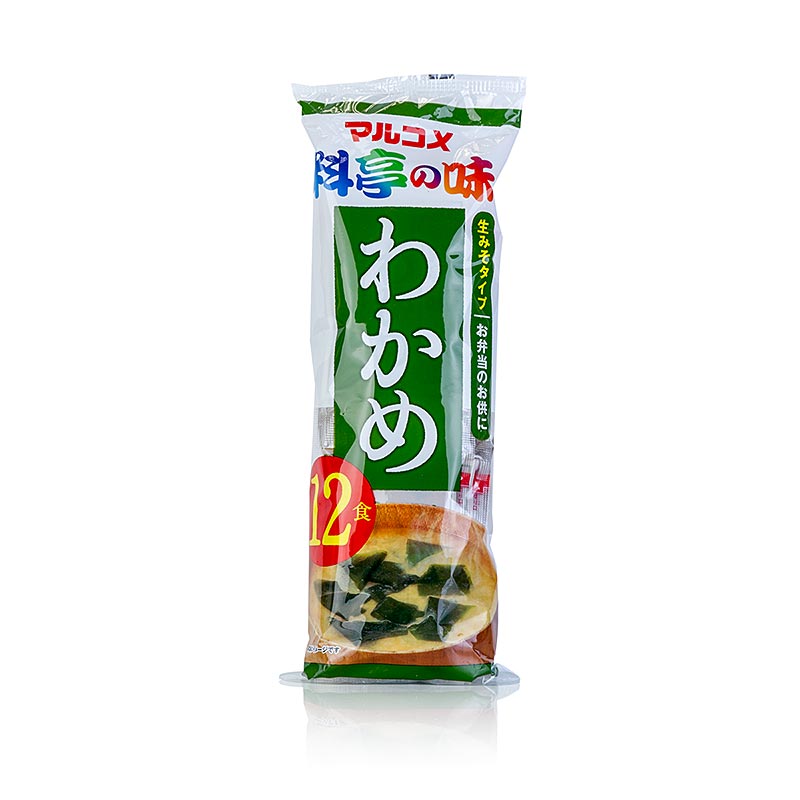 Misosuppe - Instant, mit Wakame, hell - 216 g, 12 x 18g - Packung Misosuppe - Instant, mit Wakame, hell - 216 g, 12 x 18g - Packung