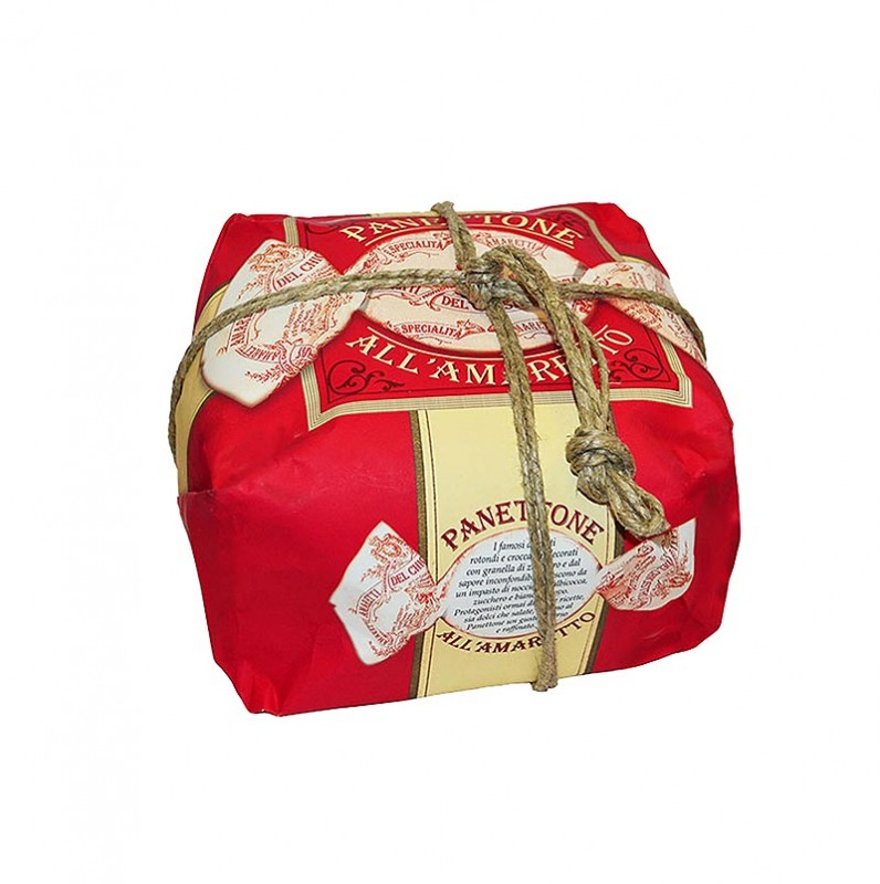Weihnachtskuchen Panettone - mit Amaretto - 750 g - Papier Weihnachtskuchen Panettone - mit Amaretto - 750 g - Papier