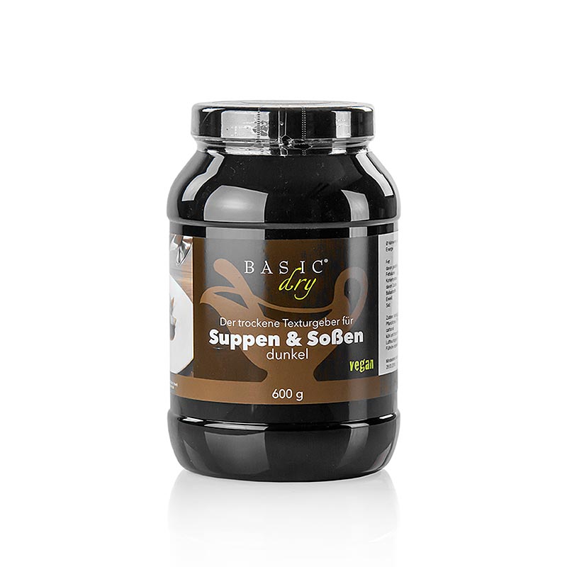 Basic Dry dunkel- Bindemittel & Texturgeber aus Apfelfaser Pulver, Herbacuisine - 600 g - Pe-dose Basic Dry dunkel- Bindemittel & Texturgeber aus Apfelfaser Pulver, Herbacuisine - 600 g - Pe-dose