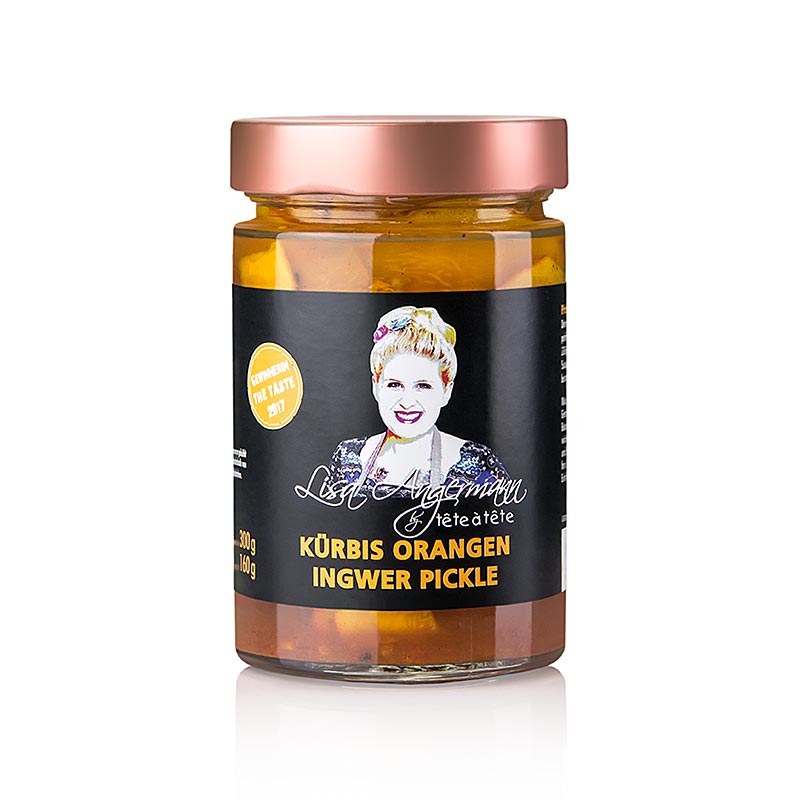 Kürbis - Orangen - Ingwer Pickle, by Lisa Angermann - 300 g - Glas