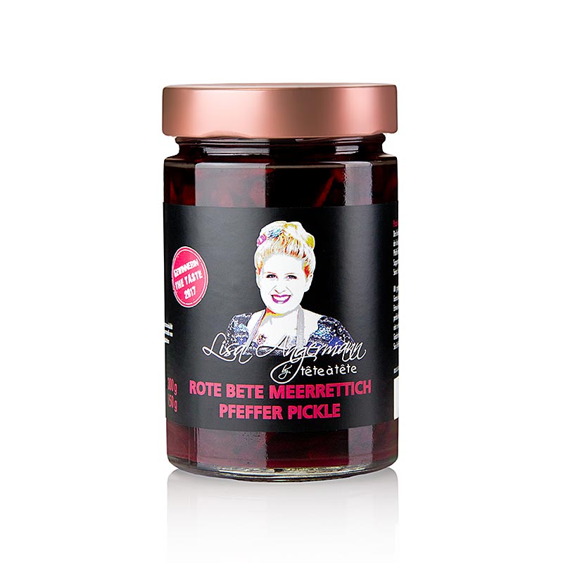 Rote Bete - Meerrettich - Pfeffer Pickle, by Lisa Angermann - 300 g - Glas