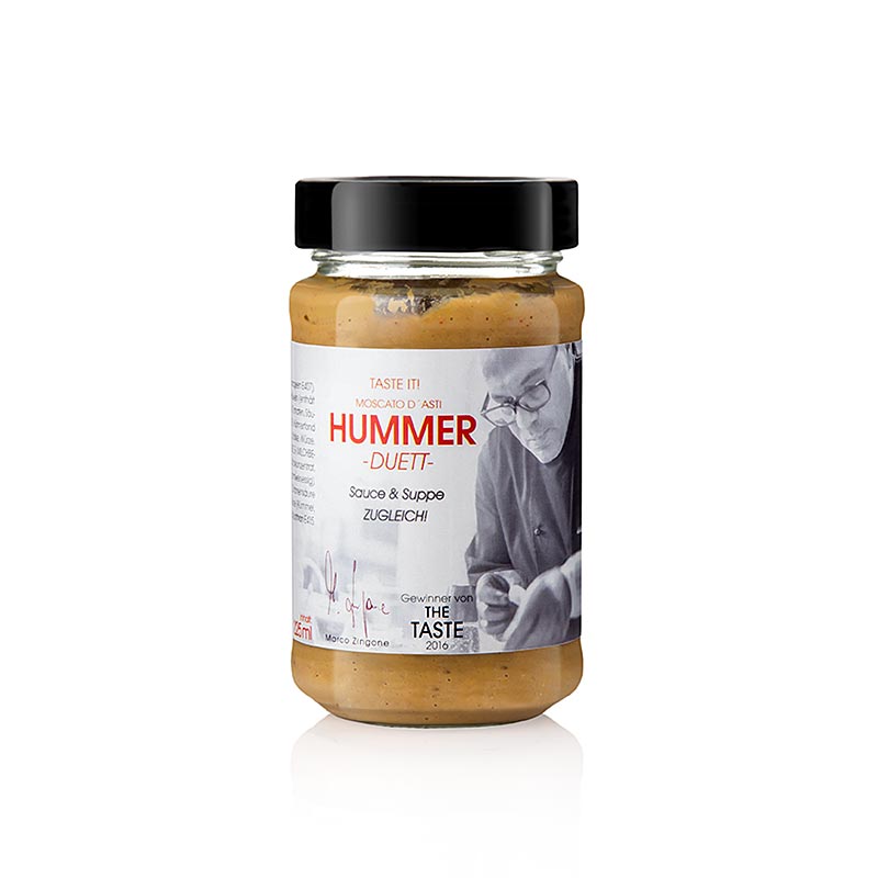 Marco Zingones hummerduet - suppe / sauce - 225 ml - glas