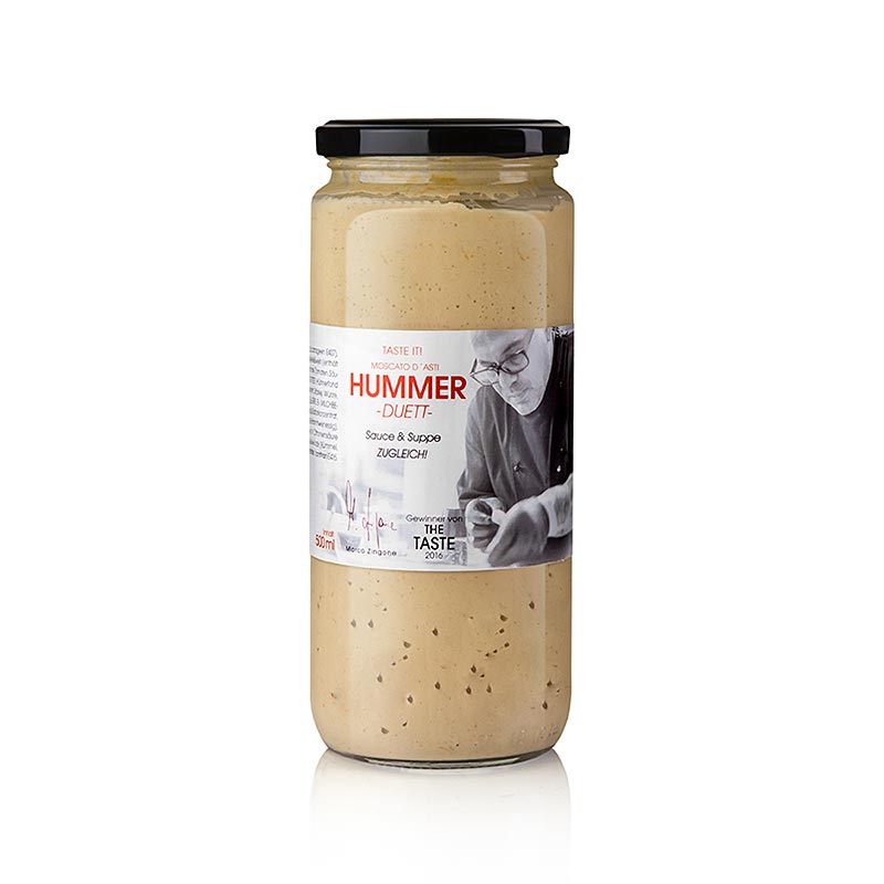 Marco Zingone`s Hummer Duett - Suppe / Sauce - 500 ml - Glas