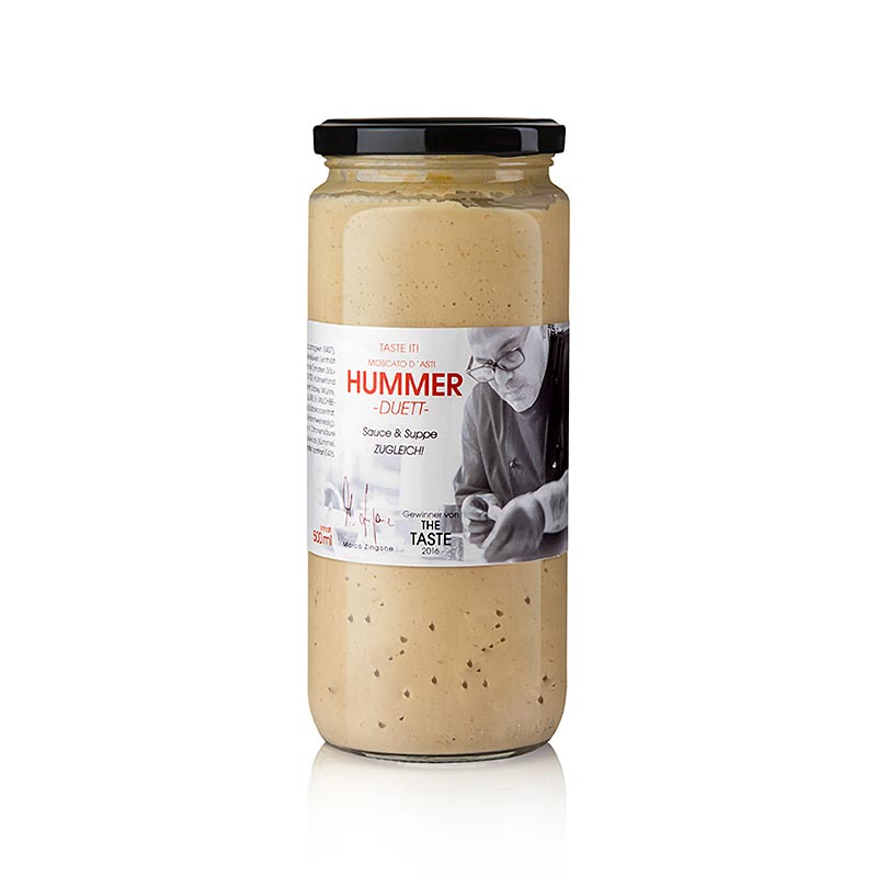 Marco Zingones hummerduet - suppe / sauce - 500 ml - glas