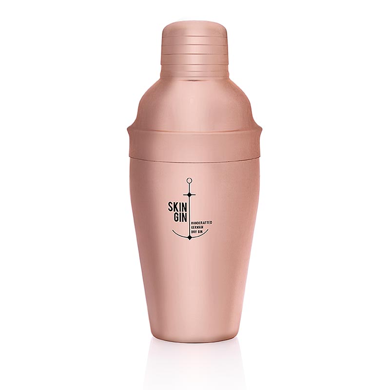 Skin Gin - Shaker in Kupferoptik, 500ml - 1 Stück - Karton