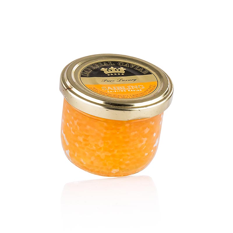 Saiblings-Kaviar Gold, Saisonartikel, Imperial - 100 g - Glas Saiblings-Kaviar Gold, Saisonartikel, Imperial - 100 g - Glas