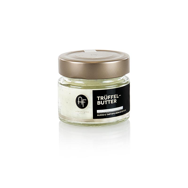 Truffelboter - bereiding met zomertruffels (BURRO con Tartufo), Appennino - 80 g - glas