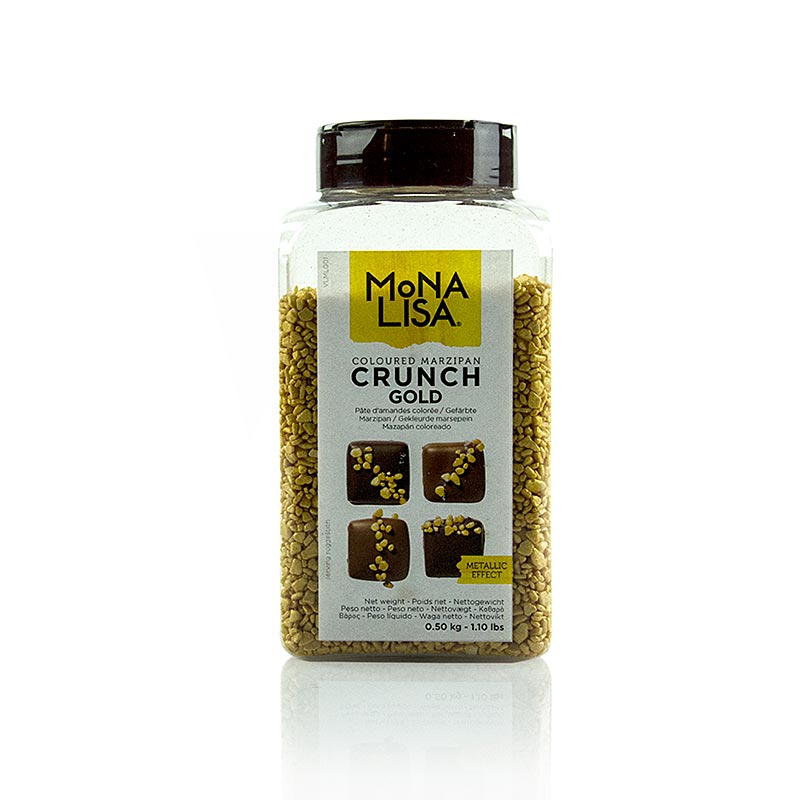 Almond Crunch - Gold, Mona Lisa - 500 g - piece