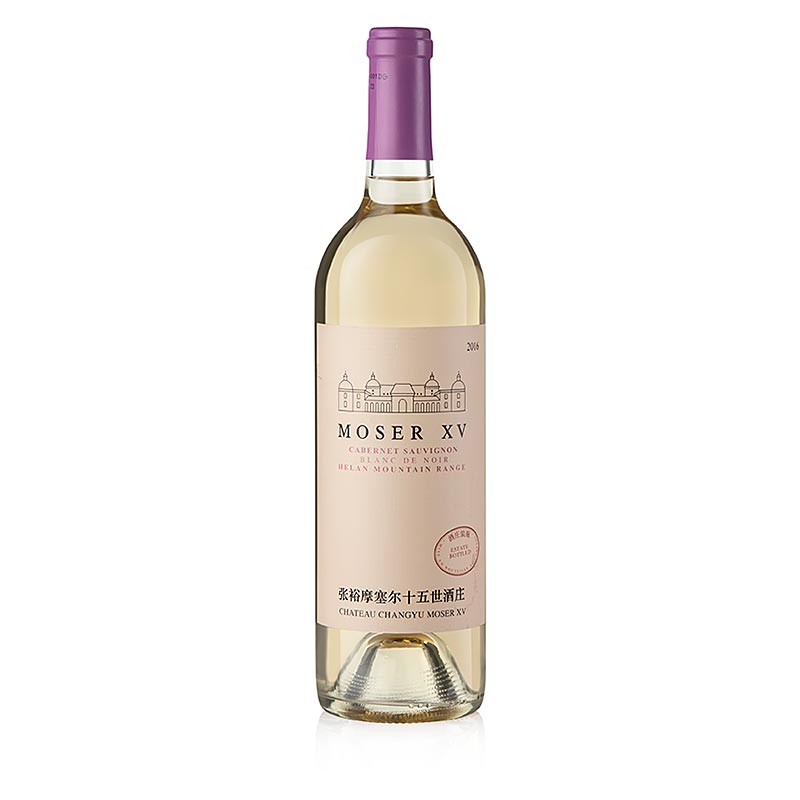 Chateau Changyu Moser XV 2016 Blanc de Noir Weißwein China trocken - 750 ml - Flasche Chateau Changyu Moser XV 2016 Blanc de Noir Weißwein China trocken - 750 ml - Flasche