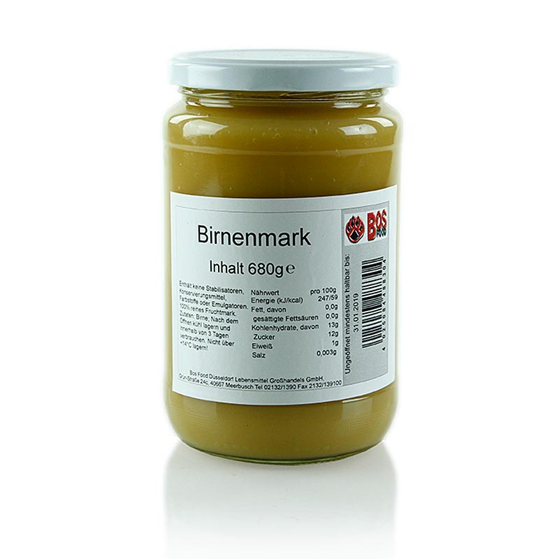 Birnen Püree / Mark, fein passiert - 680 g - Glas