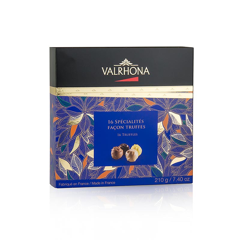 Valrhona Trüffelpralinen-Mischung - 210 g, 16 St - Box Valrhona Trüffelpralinen-Mischung - 210 g, 16 St - Box