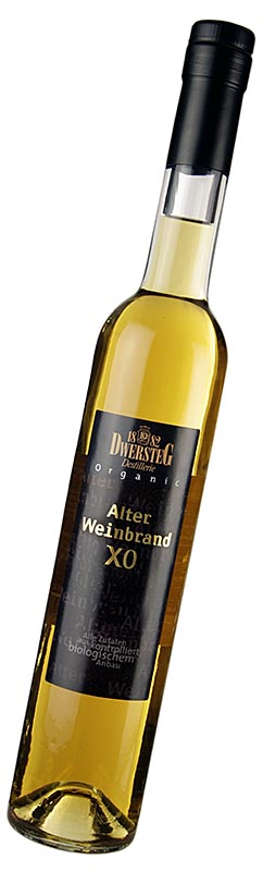 Eau de vie biologique Dwersteg XO 38% vol., BIO - 500 ml - bouteille