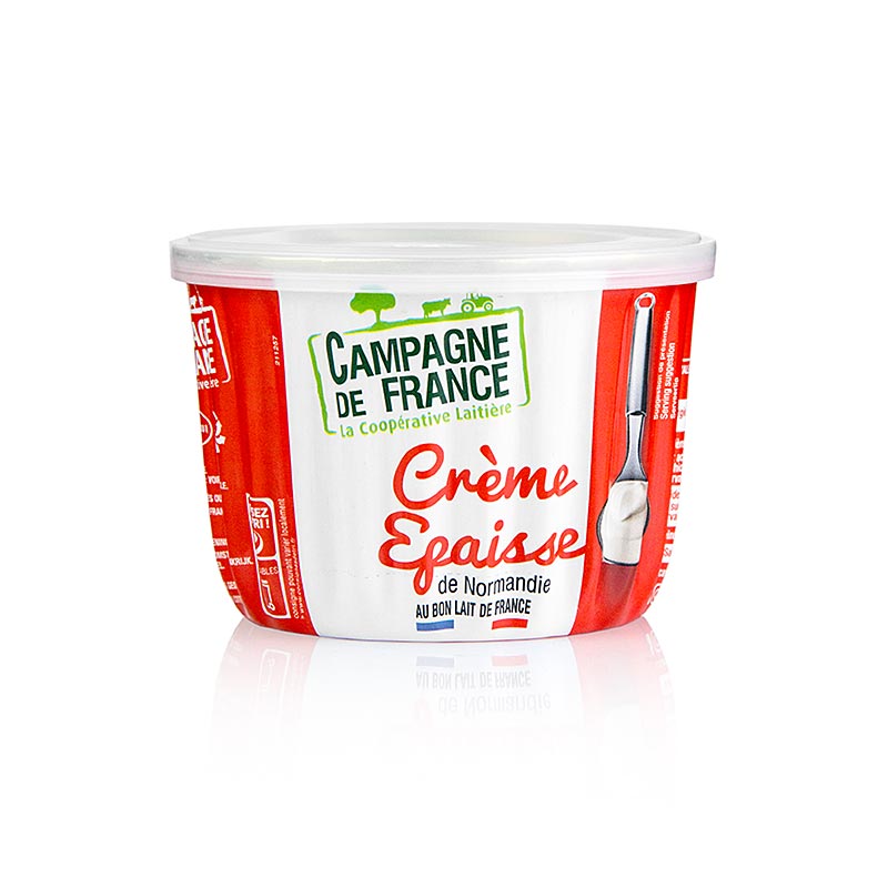 Creme Fraiche, Creme Epaisse aus der Normandie, 39,4% Fett - 392 g - Dose Creme Fraiche, Creme Epaisse aus der Normandie, 39,4% Fett - 392 g - Dose