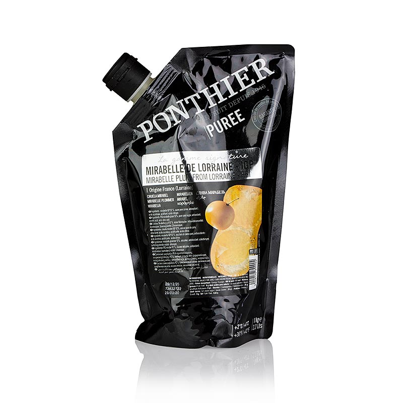 Ponthier puree - Mirabelle fra Lorraine, med sukker - 1 kg - taske