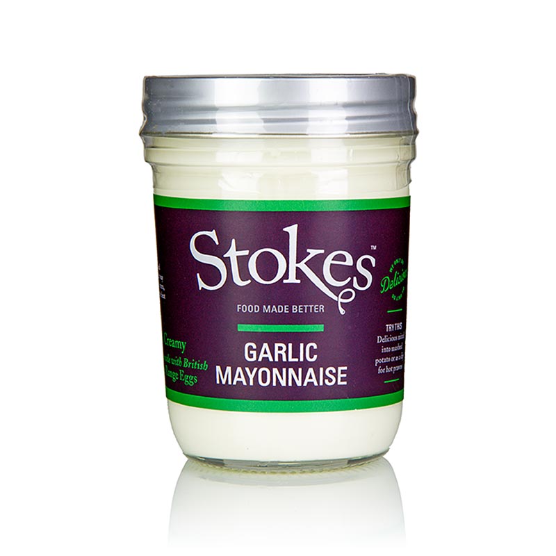 Stokes Garlic Mayonnaise, mit Knoblauch - 224 ml - Glas Stokes Garlic Mayonnaise, mit Knoblauch - 224 ml - Glas