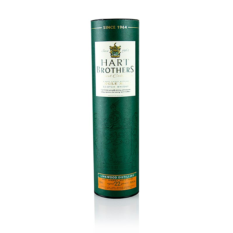 Single Malt Whiskey Linkwood 1990 Hart Brothers, 22 J., 49.3% vol., Speyside - 700 ml - bottle Single Malt Whiskey Linkwood 1990 Hart Brothers, 22 J., 49.3% vol., Speyside - 700 ml - bottle