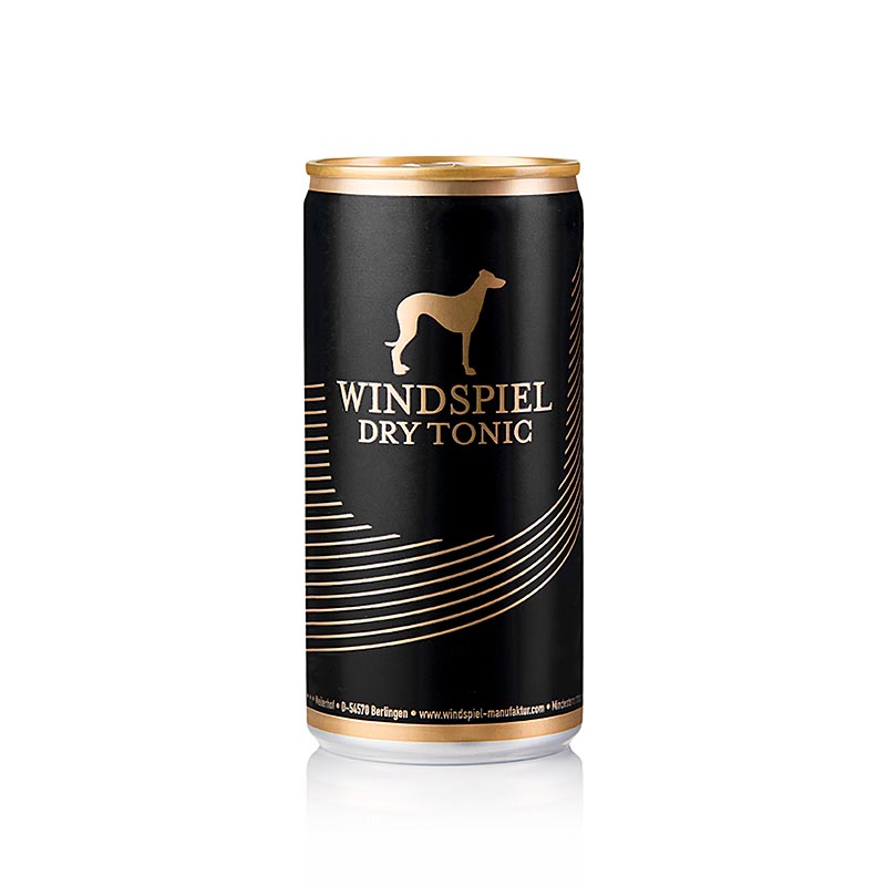 Windspiel - DRY Tonic Water aus der Eifel (schwarze Dose) - 200 ml - Dose Windspiel - DRY Tonic Water aus der Eifel (schwarze Dose) - 200 ml - Dose