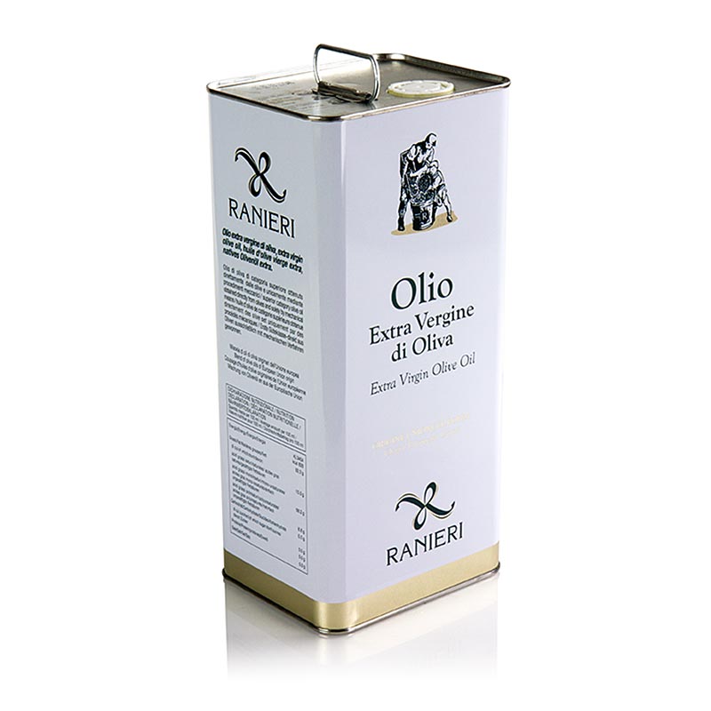 Extra virgin olive oil, ranieri - 5 l - canister