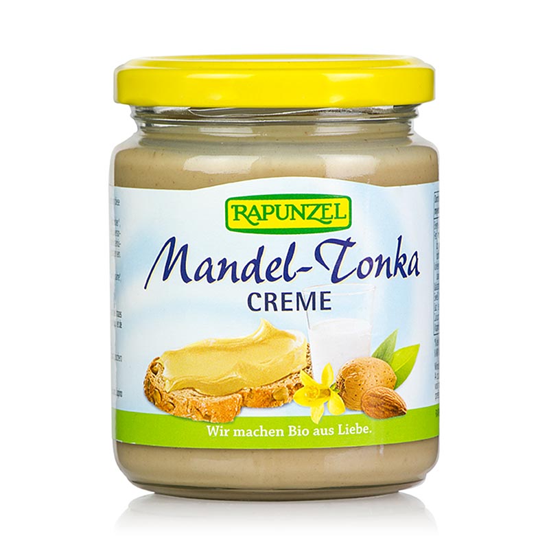 Mandel Tonka fløde, Rapunzel, BIO - 250 g - glas