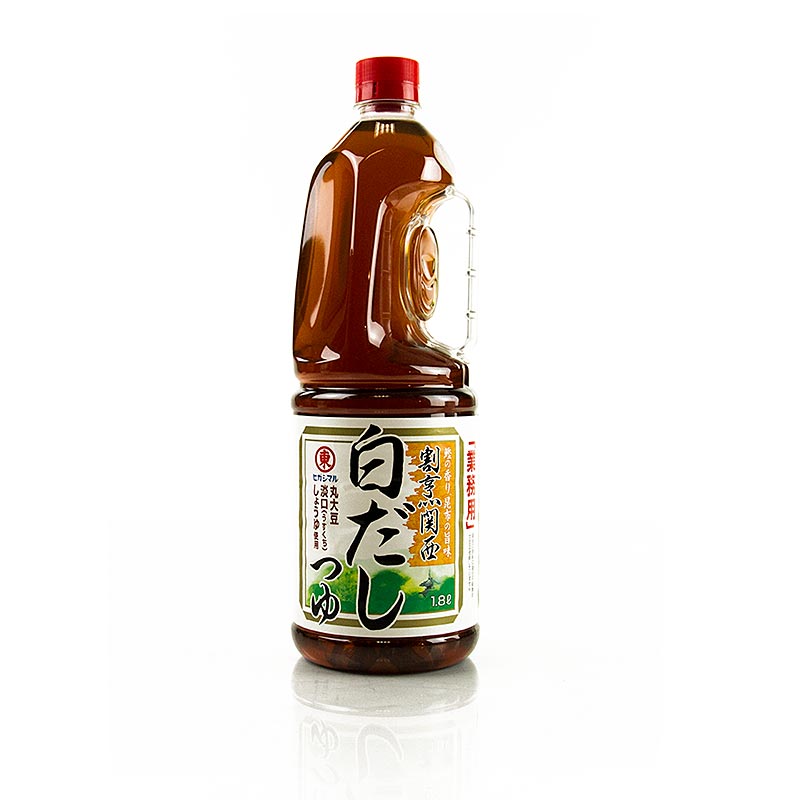 Shirodashi, flüssiges Würzmittel mit Algen & Bonito, Higashimaru - 1,8 l - Flasche Shirodashi, flüssiges Würzmittel mit Algen & Bonito, Higashimaru - 1,8 l - Flasche