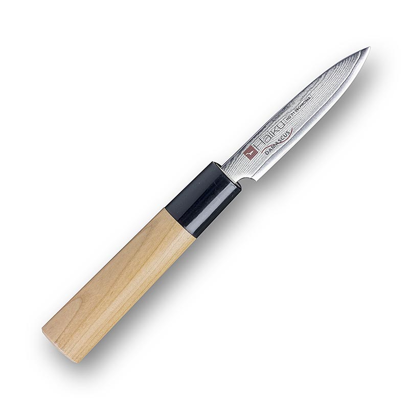 Haiku Damast HD-01 Damast Gemüsemesser 8cm, Kirschholz, 32-fach gefaltet - 1 St - Schachtel Haiku Damast HD-01 Damast Gemüsemesser 8cm, Kirschholz, 32-fach gefaltet - 1 St - Schachtel