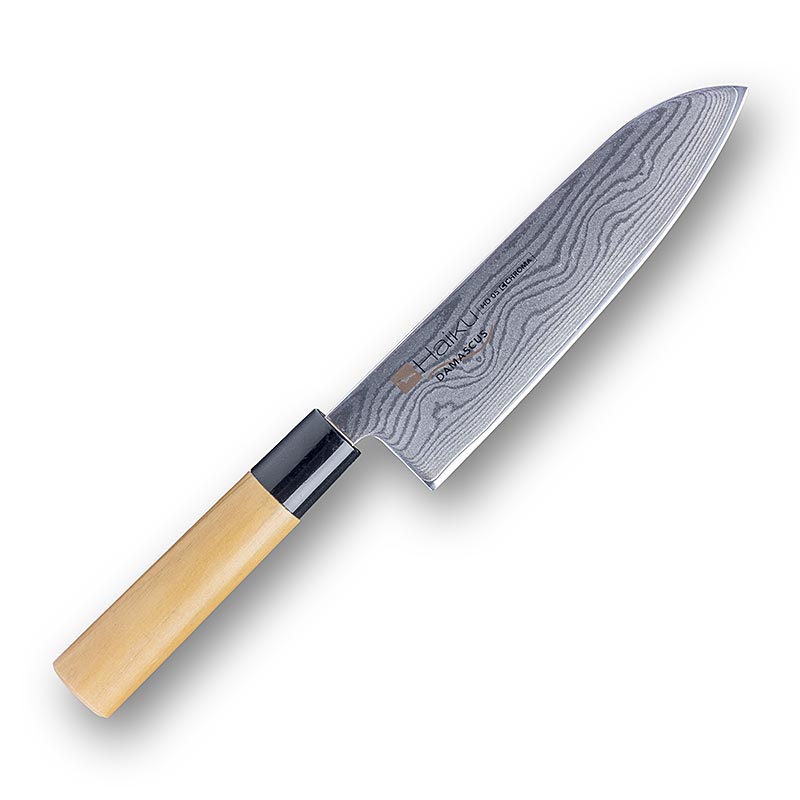 Haiku Damast HD-05 Damast Gemüsemesser, 17cm, Kirschholz, 32-fach gefaltet - 1 St - Schachtel Haiku Damast HD-05 Damast Gemüsemesser, 17cm, Kirschholz, 32-fach gefaltet - 1 St - Schachtel