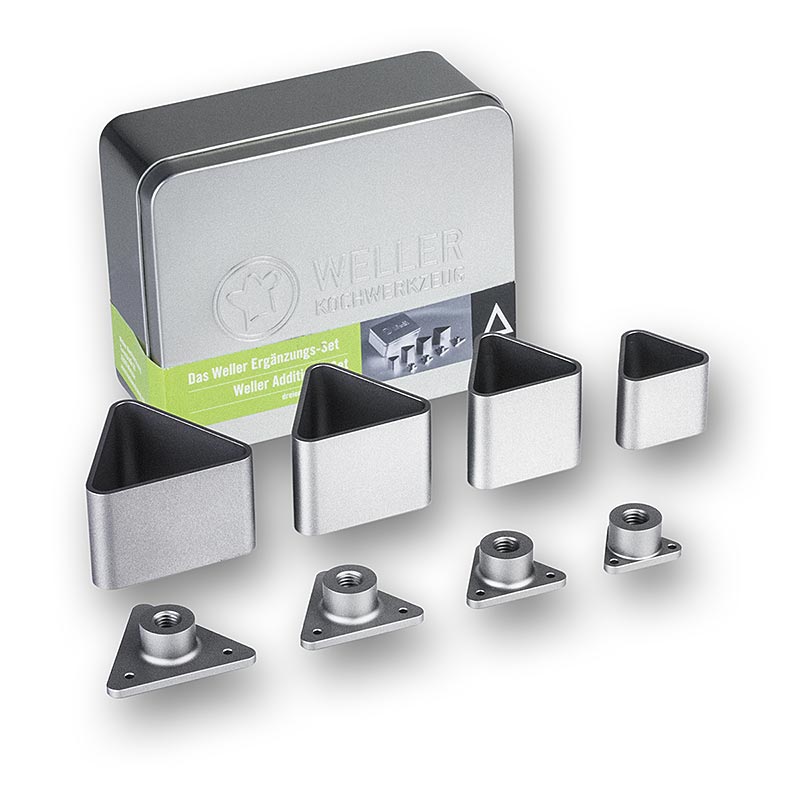 Weller sideboard complement set, triangular - 8 pcs. - box Weller sideboard complement set, triangular - 8 pcs. - box