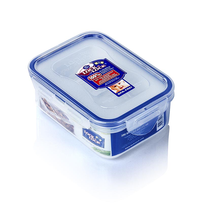 Freshbox Lock and Lock, 350 ml, rectangular 137 x 104 x 53 mm - 1 pc - loose Freshbox Lock and Lock, 350 ml, rectangular 137 x 104 x 53 mm - 1 pc - loose
