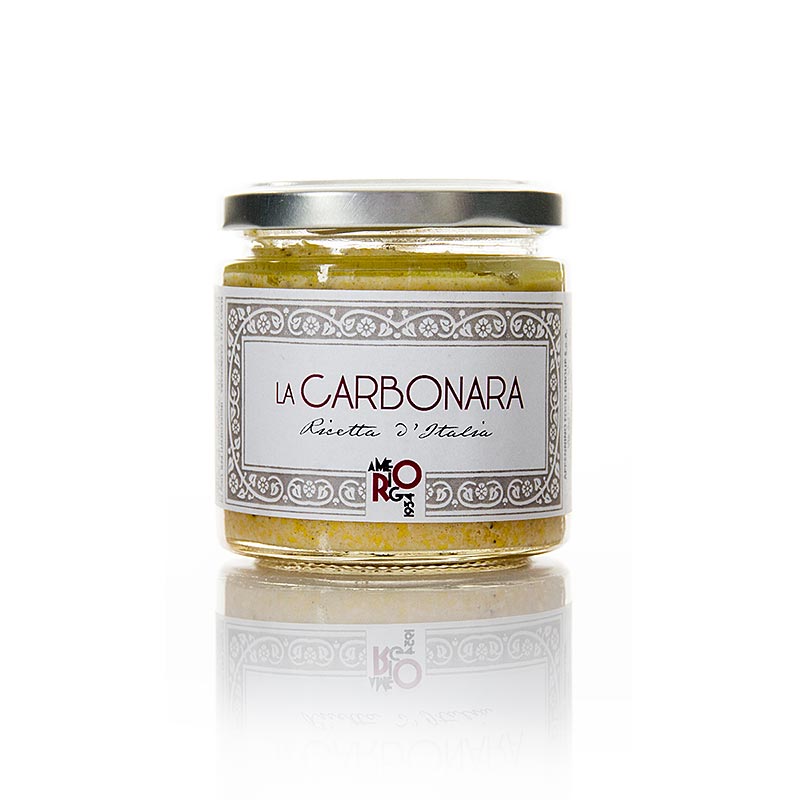 Carbonara Sauce, Amerigo - 200 g - Glas Carbonara Sauce, Amerigo - 200 g - Glas