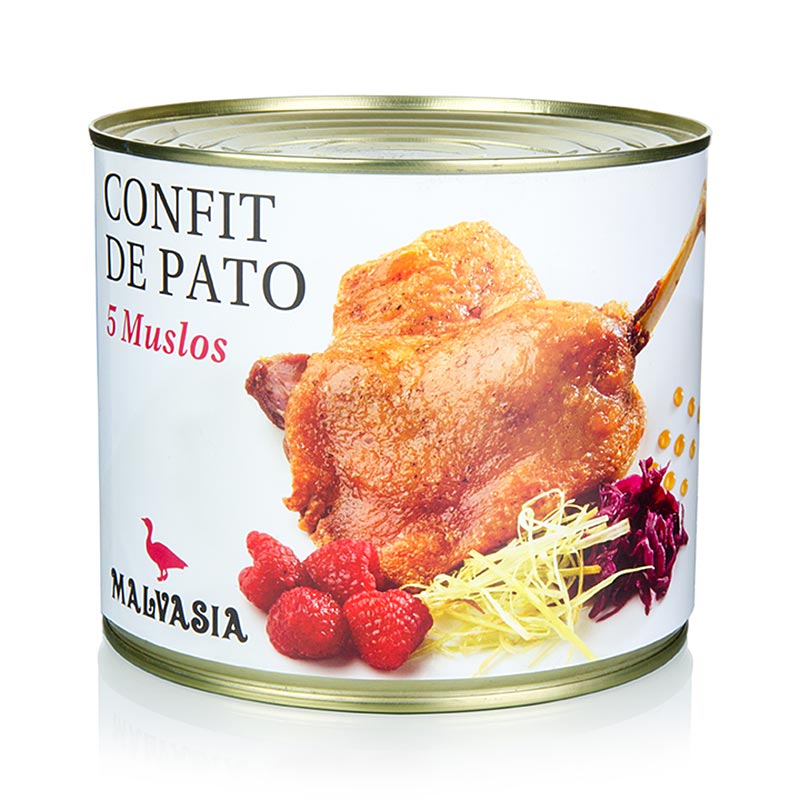 Entenkeulen Confit, 5 Keulen, Malvasia - 1,9 kg - Dose