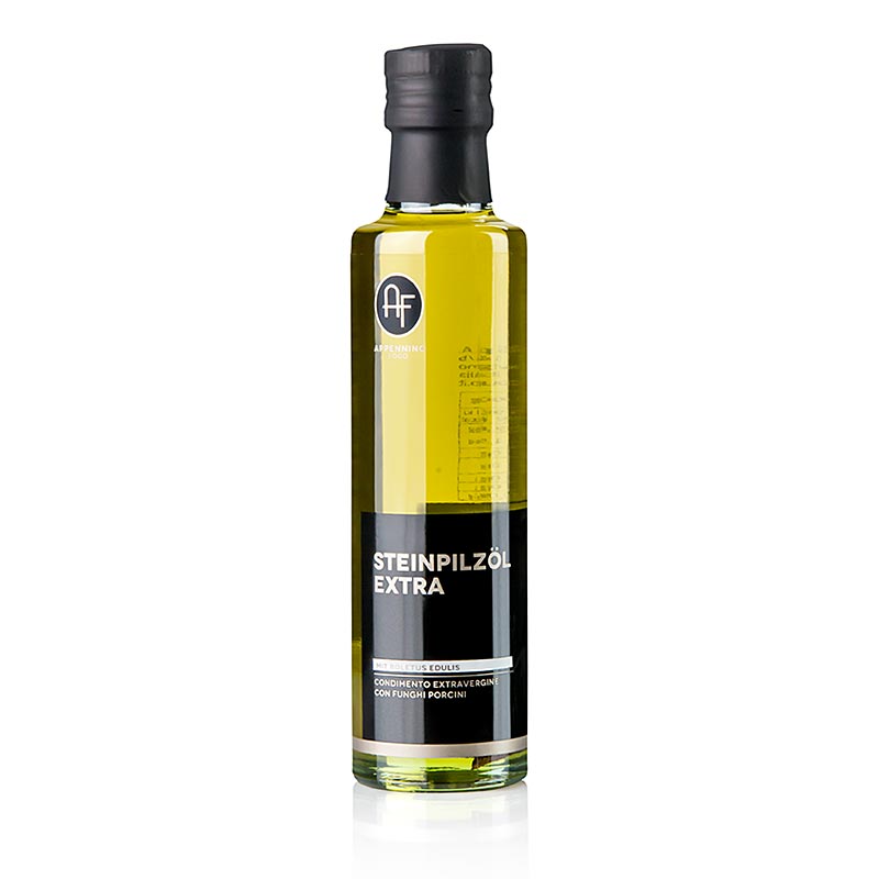 Porcini mushroom oil, olive oil with porcini mushroom and aroma (PORCINOLIO), Appennino - 250ml - Bottle